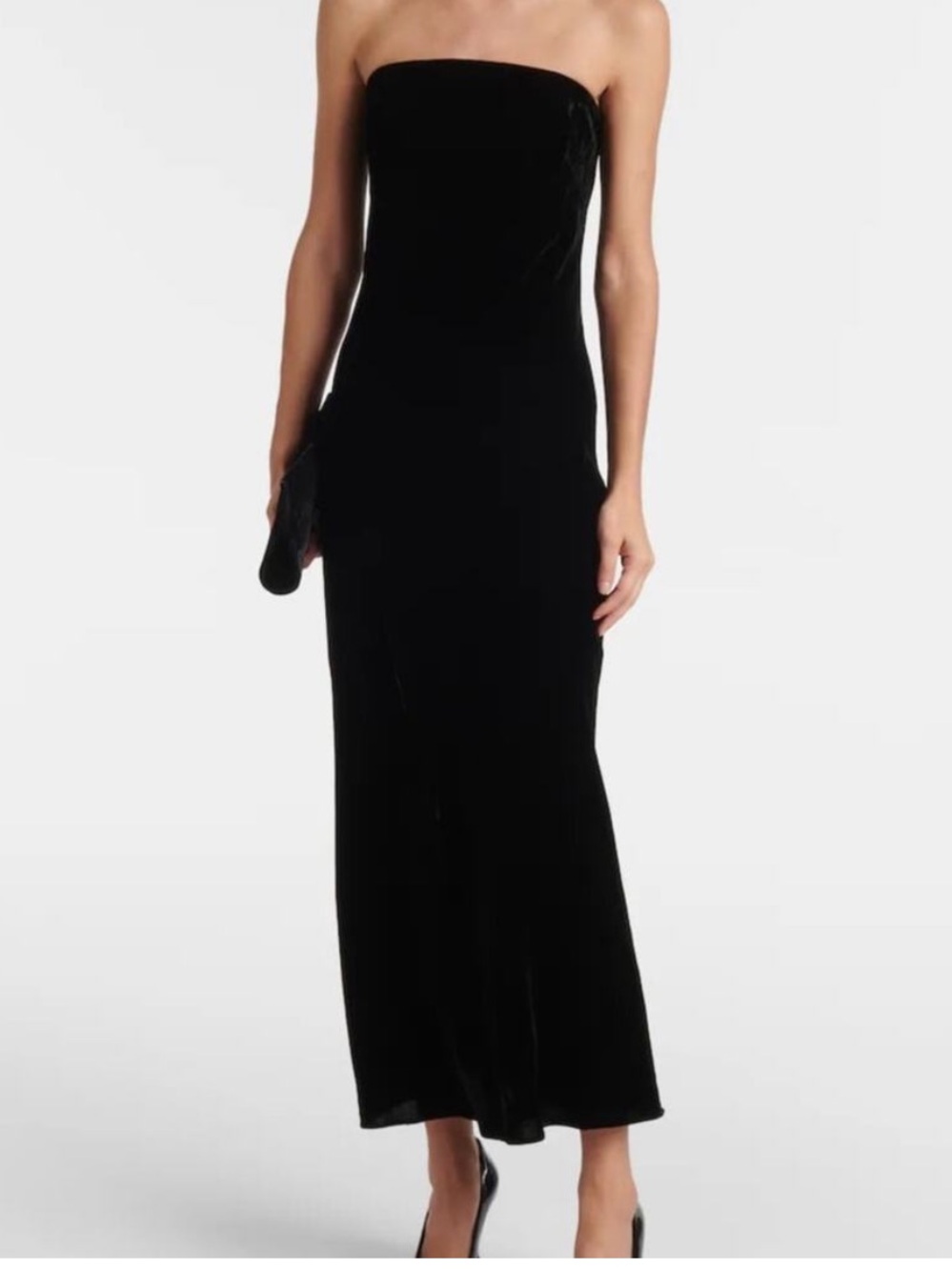 Veronica Beard Strapless Velvet Dress